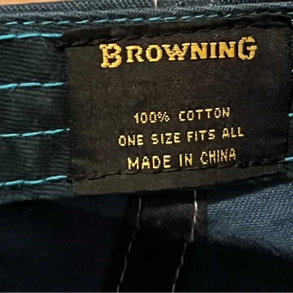 Browning dark blue Cap with Logo - Picture 4 of 4